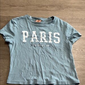 Self Esteem Blue 'Paris' Graphic Tee